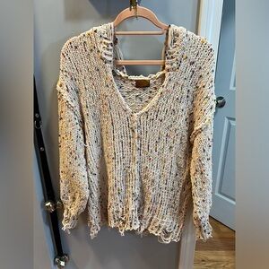 NBW Pol Medium Distressed Sweater